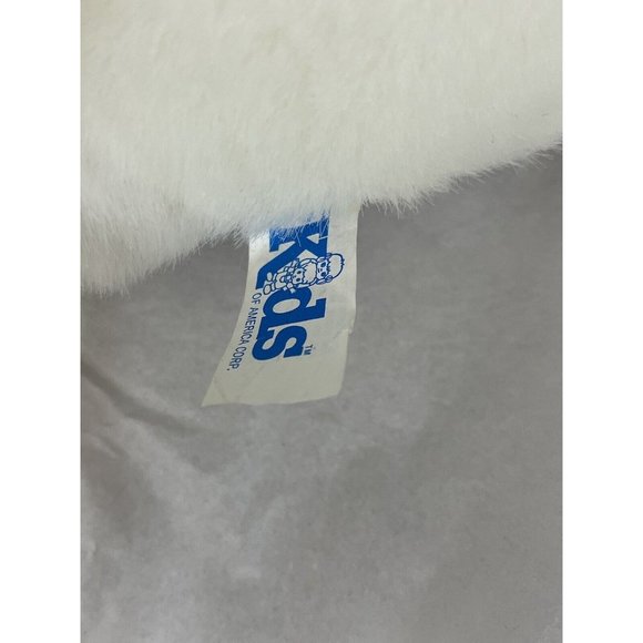 Vintage Kids Of America Plush Bunny Rabbit Easter Basket Polka Dots Floral Daisy - Picture 10 of 16